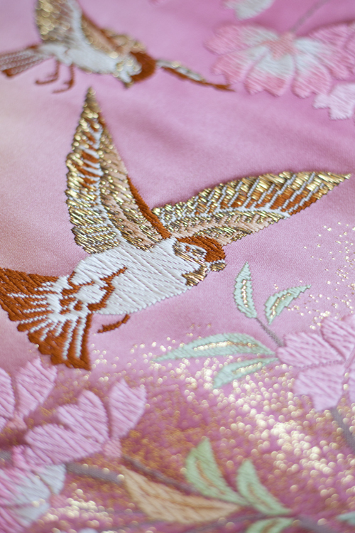 花嫁 正絹 色打掛レンタル 010055 ピンク 源氏物語 若紫