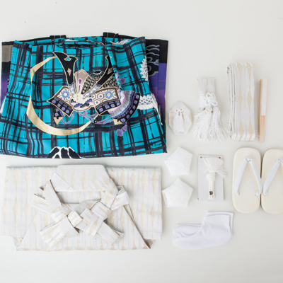 七五三 着物 レンタル 五歳 5歳 紋付・袴 310087 SOU蒼 青地 龍・兜