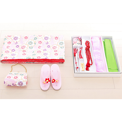 七五三 着物 レンタル 7歳 四つ身セット 320069 本田望結 和がまま