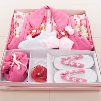 七五三 着物 レンタル 三歳 3歳 被布セット 320101 小町 kids ピンク