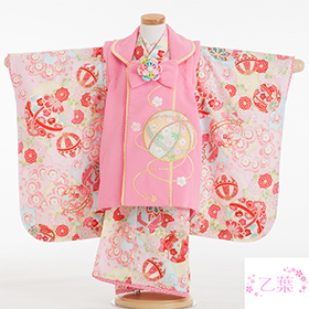 七五三】三歳女の子専用・被布フルセットレンタル - お祝いの一日を