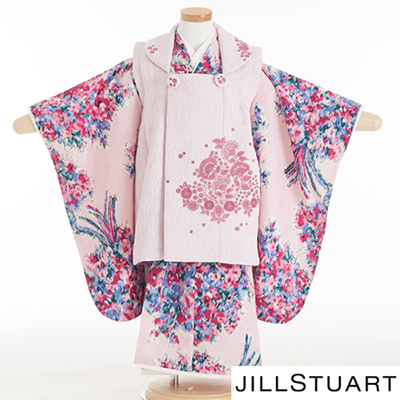 七五三 三歳 女児 被布 着物フルセット 式部浪漫 NO21644 七五三