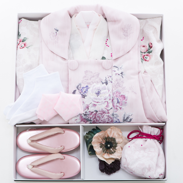 七五三 着物 レンタル 三歳 3歳 被布セット 320183 JILLSTUART ピンク