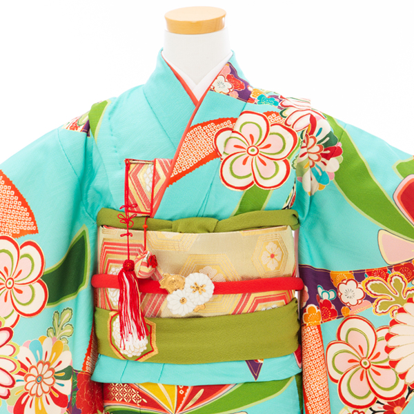 七五三 着物 レンタル 7歳 四つ身セット 320184 LOWRYS FARM