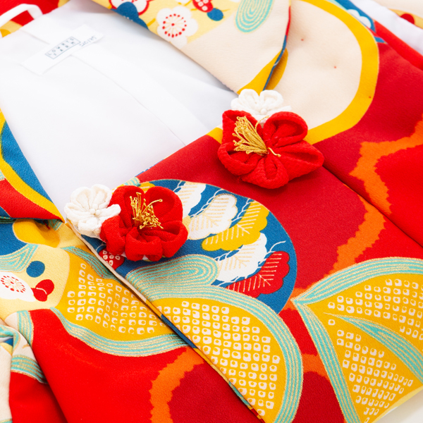 七五三 着物 レンタル 三歳 3歳 被布セット 320185 LOWRYS FARM 青黄色